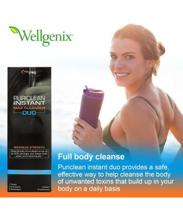 Puriclean Instant Duo-max Cleanser - 20x Stronger & Faster Detox Solution with Double Active Ingredients - Buy Online on GoSupps.com