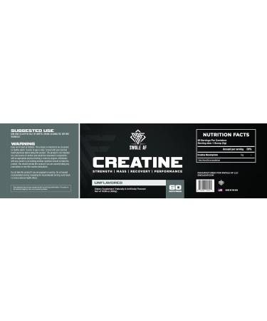 Swole AF Creatine Mono | Pre & Post Workout Supplement for Muscle Gain & Recovery | Boost Strength Power & Performance - Buy Online on GoSupps.com