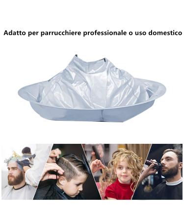 Voarge Hairdressing Cape & Gown - Breathable Haircut Cloth for Adults & Children | Gray Silver - Buy Online on GoSupps.com
