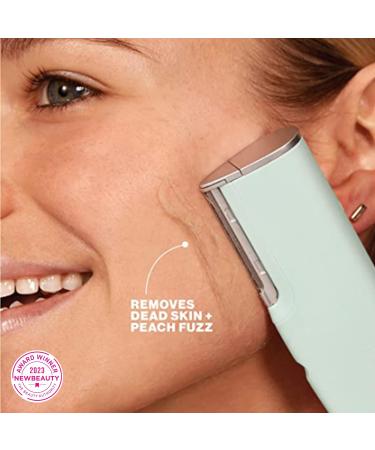 DERMAFLASH LUXE+ Device | Anti-Aging Exfoliation & Hair Removal Tool | Sonic Edge Technology | Seafoam - Get 4 Weeks of Treatment - Buy Online on GoSupps.com