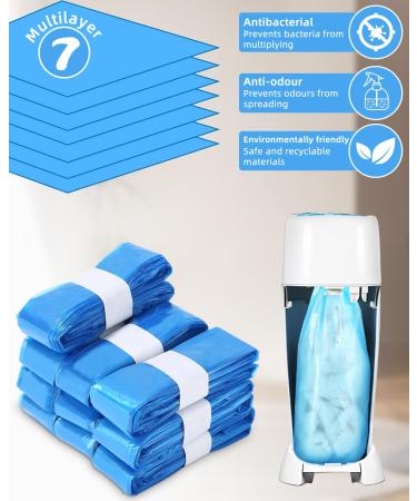 Buy Sinlaw 10-Piece Refill Pack for Angelcare & Litter Licorn II - Compatible Foil Rings & 6.5m Refill Bags - International Shipping Available - Buy Online on GoSupps.com