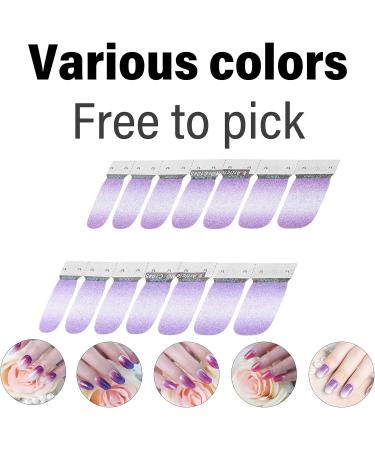 Full Cover Nail Stickers Exquisite Self Adhesive Nail Art Stickers Widely Used Full Cover Nail Wraps Self Adhesive Wraps Decals for Woman for Home(45) - Buy Online on GoSupps.com