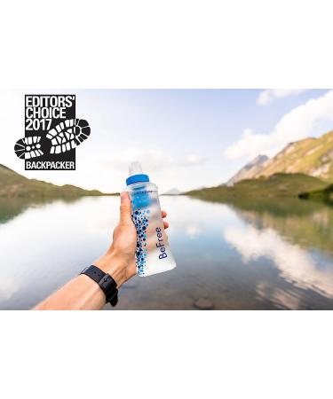 BeFree 0.6L Water Filter | Fast Flow 0.1 Micron EZ Clean Membrane for Sports, Camping & Backpacking | 8019639 - Buy Online on GoSupps.com