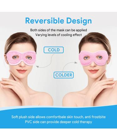 Clundoo Cooling Eye Mask - Reusable Gel Eye Mask for Dark Circles Swollen Eyes & Fatigue Relief | A-Rosa - Buy Online on GoSupps.com