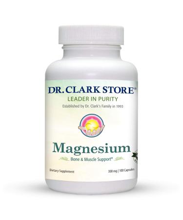 Dr. Clark Magnesium Oxide Supplement 300mg 100 Gelatin Capsules