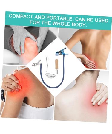 Secfou Moxibustion Holder Set - Adjustable Moxa Roller Stand & Clip for Optimal Health - Buy Online on GoSupps.com