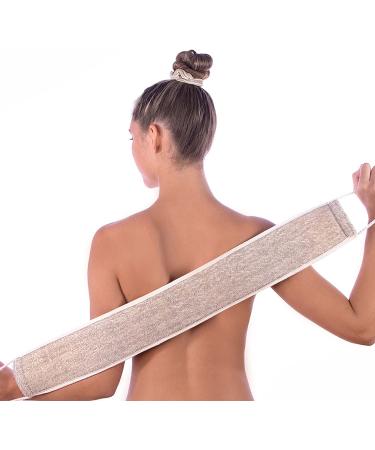 Exfoliating Back Scrubber for Shower - Loofah Body Washer for Men & Women - Buy Online on GoSupps.com