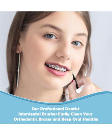 120 Pieces Interdental Brushes & Flossers - Soft Bristles 360 Bendable Tooth Cleaners for Optimal Dental Hygiene | International Shipping Available - Buy Online on GoSupps.com