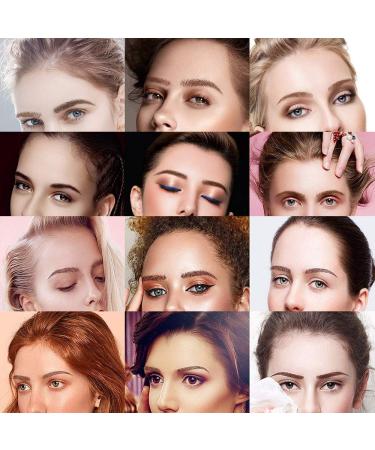 Yesallwas Black Eyebrows Tattoo 4D Hair-Like Fake Waterproof Eyebrows - Long-Lasting & Realistic Transfer Sticker (STM-06) - Buy Online on GoSupps.com