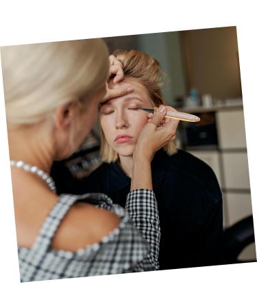 Outanaya Non Magnetic Eyeliner Self Adhesive Mascara Eyeliner Pencil Makeup Tools Neck Masks Cosmetic Tools Make up Paste Drill 1 count (Pack of 1) Golden - Buy Online on GoSupps.com