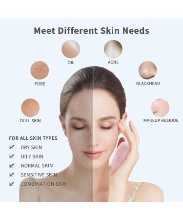 Sulela 3-IN-1 Sonic Facial Cleansing Brush with Soft Heating Massage - Gentle Exfoliation, Massaging, and Deep Cleansing - Buy Online on GoSupps.com