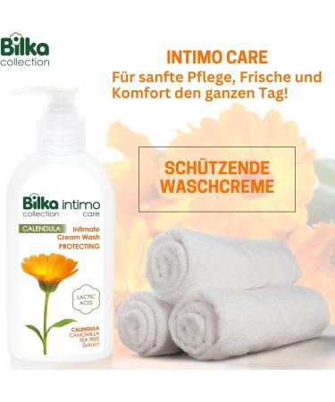 Bilka Lifestyle Intimate cream wash with calendula chamomile and tea tree extract intimate soap for protection moisture with soothing effect 200 ml - Buy Online on GoSupps.com