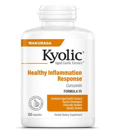 Kyolic Aged Garlic Extract Inflammation Response Curcumin 150 Capsules