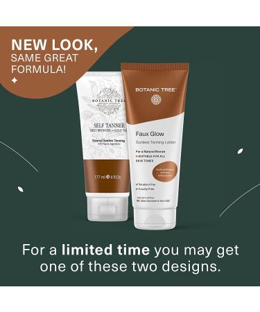 Botanic Tree Organic Self Tanner - Natural-Looking Sunless Tanner for Face and Body - Herbal Tanning Lotion for Fair to Dark Skin - Buy Online on GoSupps.com