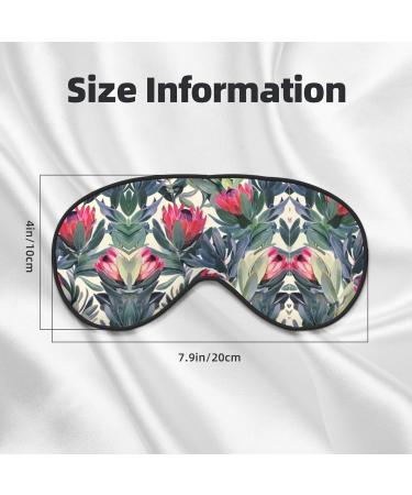 Red Flowers Sleep Mask - Adjustable Breathable & Stylish Eye Mask for Ultimate Comfort | Shop Internationally - Buy Online on GoSupps.com