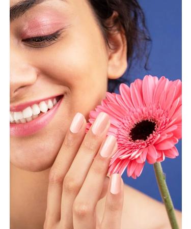 Kalolary 22PCS Full Wraps Nail Polish Stickers Self-Adhesive Nail Strips with 1PCS Nail File Gel Nail Art Wrap Stickers Decals for Women Girls (Apricot pink) - Buy Online on GoSupps.com