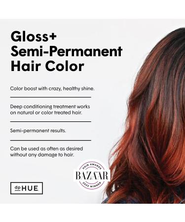 dpHUE Gloss+ Copper 6.5 oz - Color-Boosting Semi-Permanent Hair Dye & Deep Conditioner | Enhance & Deepen Hair Color - Gluten-Free Vegan - Buy Online on GoSupps.com