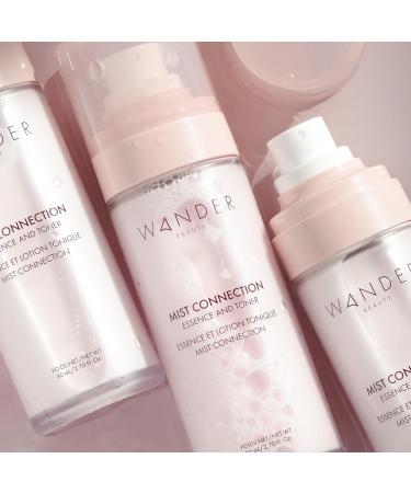 Wander Beauty Mist Connection Essence and Toner - 8-in-1 Hydrating Facial Mist with Niacinamide & Hyaluronic Acid for Glowy Skin - Alcohol-Free - 2.7 fl oz - International Shipping Available - Buy Online on GoSupps.com