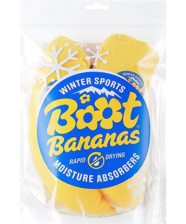 Boot Bananas Shoe Moisture Absorber | Reusable Sports Shoe Drying Inserts | Eco-Friendly | Fast Drying in 4-6 Hours | 1 Pair - Buy Online on GoSupps.com