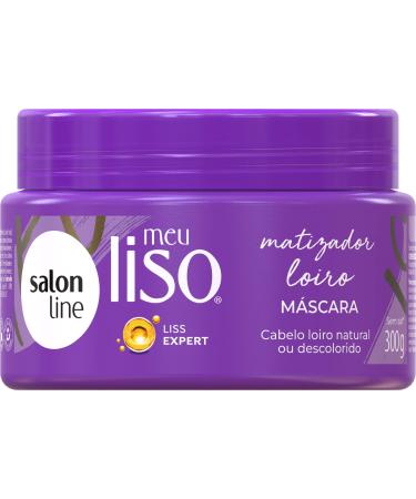Linha Tratamento (Meu Liso) Salon Line - Mascara Matizadora LoiroMatizado 300 Gr - (Salon Line Treatment (My Straight) Collection - PlatinumBlond Brassiness Control Mask Net 10.58 Oz)