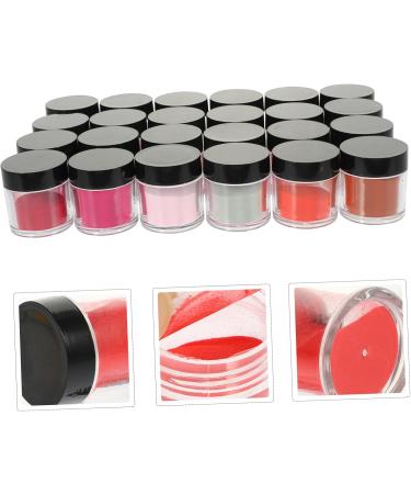 PLAFOPE 24 Boxes Nail Crystal Powder Neon Acrylic Nail Pigment Powder Carving Powder Yn Nail Products Pp - Buy Online on GoSupps.com