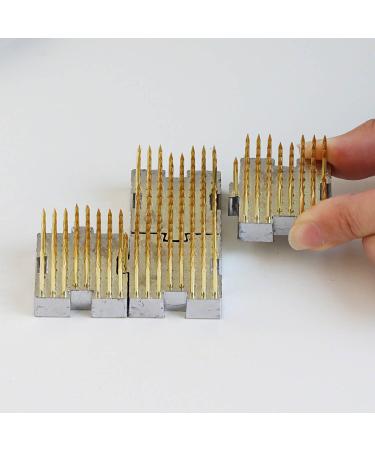 Wazakura 4PCS Mini Ikebana Kenzan Flower Frog Set - Made in Japan, Japanese Floral Arranging Pin Holder - Brass, 1.25x1.18 (32mmx30mm) - Buy Online on GoSupps.com