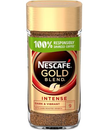 Nescaf Gold Blend Intense Instant Coffee Rich & Full-Bodied Dark Roasted Coffee Arabica & Robusta Coffee Premium Instant Coffee 200g & Gold Blend Decaff Instant Coffee 200g - Buy Online on GoSupps.com
