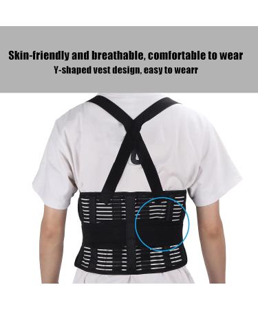 Back Support for Heavy Lifting | Industrial Support Belt with Shoulder Straps for Construction & Warehouses - Shop Now! - Buy Online on GoSupps.com