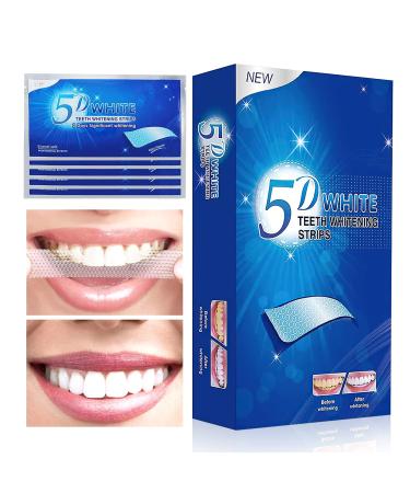Teeth Whitening Strip Teeth Whitener - White Strips for Teeth Whitening  Whitening Strips for Teeth Sensitive  Clean Teeth Safely  Stains Remover for Coffee Wine Tobacco (28 PCS)