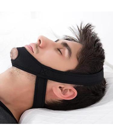 Buy Adjustable Anti-Snoring Chin Strap - Breathable Sleep Solution for Men & Women | Stop Snoring with Comfortable Jaw Support - Buy Online on GoSupps.com