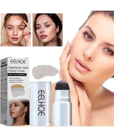 Highlighter Stick High Gloss Shimmer Makeup Sticks - Waterproof luminizer Crystal High Gloss Shimmer Cream Powder Highlighter Shaping Trimming Moonstone Highlights - Buy Online on GoSupps.com