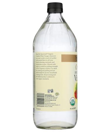 Spectrum Naturals Organic Distilled White Vinegar Non GMO 32oz - 1 Pack - Buy Online on GoSupps.com