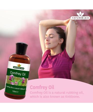 Natures Aid Comfrey Oil (Knitbone Natural Rubbing Oil Suitable for Vegetarians Made in the UK) 5023652041509 150 ml (Pack of 2) - Buy Online on GoSupps.com