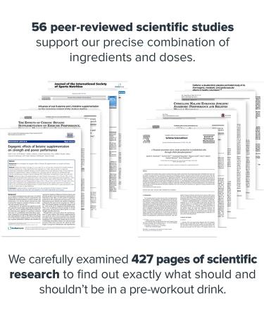LEGION Pulse Pre Workout Supplement - Natural Nitric Oxide Energy Drink | Boost Performance, Creatine-Free Formula with Beta Alanine, Citrulline & Alpha GPC | Blood Orange Flavor | 20 Servings - Buy Online on GoSupps.com