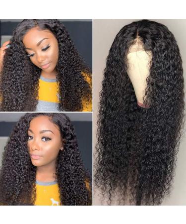 Front Lace Perckes Human Hair curly hair real hair wig 150% dense 13x4 front lace wig in advance Brazilian real hair black ladies lace hair 20 inches