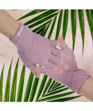 FOMIYES 1 Pair Uv Gloves Sun Protection Gloves Outdoor Hiking Gloves Manicure Gloves Uv Protection Uv Gel Gloves Nails Gel Nail Gloves Major Women's Lamp Fabric As Shown - Buy Online on GoSupps.com