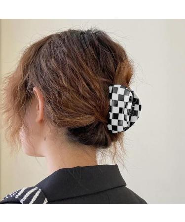Pack of 3 Hair Claw Clips Medium Hair Claw for Thick and Thin Hair 6.5 cm Celluloid Hair Clips Women's Medium Hair Claw Clips for Hair 3 Colours 3 pack Color B - Buy Online on GoSupps.com