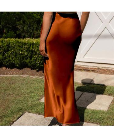 Buy Women's Maxirock - Elegant A-Line Winter Skirt Casual Elastic Waist Mini Beach Skirt in Watermelon Red - Perfect for Dance & Everyday Wear - Buy Online on GoSupps.com