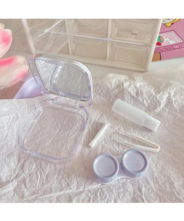 Ultechnovo 8 Color Party Tweezers Set - Mini Plastic Tweezers & Glasses Case for Girls | Perfect Eyewear Care Box - Buy Online on GoSupps.com