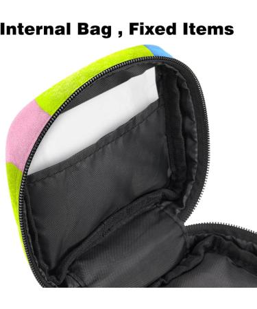 Portable Lemon Pattern Sanitary Napkin Storage Bag for Girls & Women | Zippered Menstrual Cup Pocket - Perfect for Travel - Buy Online on GoSupps.com