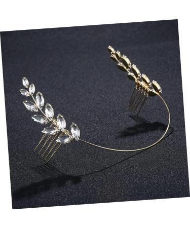 Didiseaon Rhinestone Hair Accessories Flower Girl Hair Accessory Rhinestone Headpiece Bridal Headdress Pearl Headpiece Bridal Headpiece Diamond Headpiece Comb Bridesmaid Wedding - Buy Online on GoSupps.com