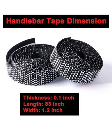 Jaswill Bike Handlebar Tapes - White Road Bicycle Bar Tape for Road Bikes | 2 Rolls Handle Wraps for Cycling - Buy Online on GoSupps.com