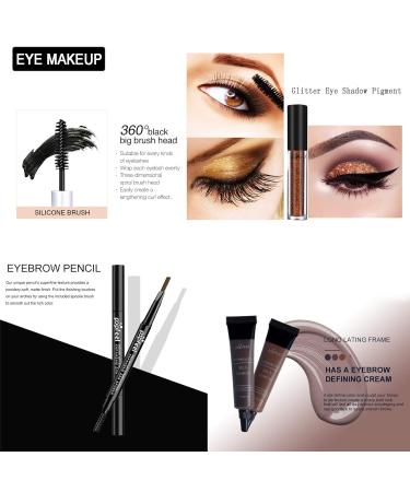 Roseflower 19PC Professional Makeup Set for Teen Girls | Complete Cosmetic Case with Eyeshadow Palette & Portable Storage Bag - Buy Online on GoSupps.com