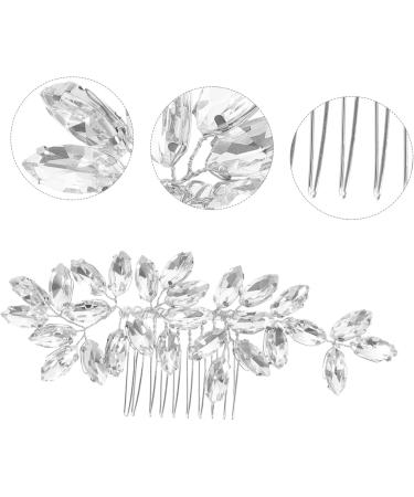 Angoily Crystal Hair Accessories Tiara Hair Pin Hair Clip Rhinestone Bobby Pins Hair Barrettes Rhinestone Hair Side Comb Bridal Hair Side Comb Zinc Alloy Hair Comb Wedding Bride - Buy Online on GoSupps.com