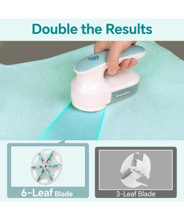 Buy BEAUTURAL Fabric Shaver & Lint Remover - Rechargeable Defuzzer with 2 Speeds & Replaceable Blade | Remove Fuzz & Lint from Clothes & Furniture - International Shipping - Buy Online on GoSupps.com