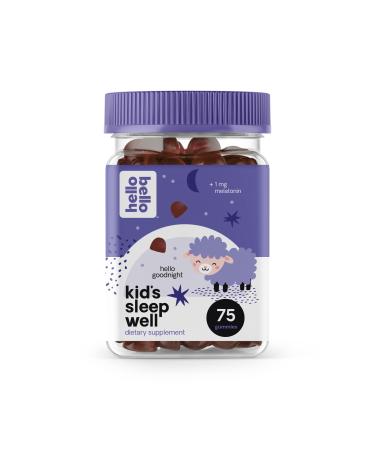 Hello Bello Organic Kids Sleep Vitamin Gummy - 75 ct (Pack of 1) 75 Count (Pack of 1)