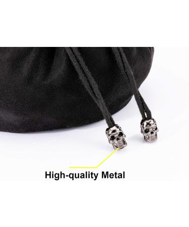 PUGED Large Dragon Drawstring Dice Bag - Black Storage Bag for Over 300 RPG MTG Game Dices - Buy Online on GoSupps.com