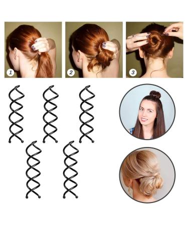 XZEIT 25 Kinds Hair Accessories kit Hair Styling Tool Hairstyle Set Mix Accessories Set Jewelry for Magic Simple Fast Spiral Hair Braiding Tool for Hairstylist Girls and Women - Buy Online on GoSupps.com