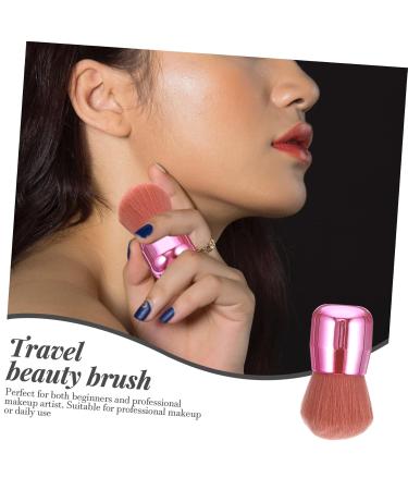 Mushroom Head Dust Brush - Travel-Friendly Eye Shadow & Foundation Brush for Loose Beauty Blush & Powder | Artificial Fiber Makeup Brush - Buy Online on GoSupps.com