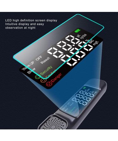Portable Breathalyzer USB Charging High Accuracy Alcohol Tester with LED Display for Measurement Accurate Reading - Buy Online on GoSupps.com
